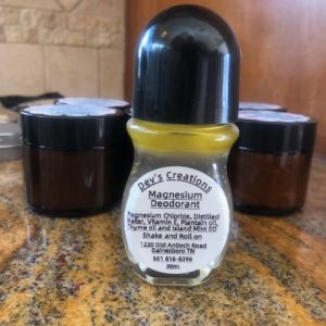 Natural Magnesium Deodorant